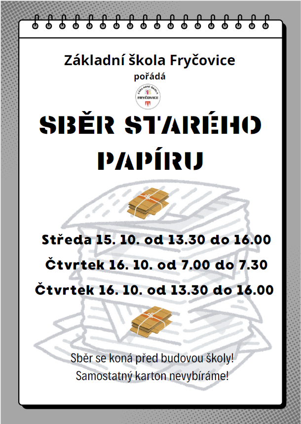 Sběr starého papíru 